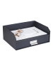 BigsoBox Dokumenten-Ablage "Walter" in Schwarz - (B)33,5 x (H)13 x (T)25,5 cm