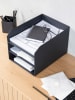 BigsoBox Organizer "Trey" w kolorze antracytowym na dokumenty - DIN A4