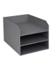 BigsoBox Dokumenten-Ablage "Trey" in Grau - DIN-A4