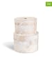 BigsoBox 2-delige set: opbergboxen "Wilma" beige