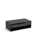 BigsoBox Monitor-Stand "Ted" in Schwarz - (B)48,5 x (H)15 x (T)26 cm