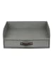 BigsoBox Organizer "Walter" w kolorze szarym na dokumenty - 33,5 x 13 x 25,5 cm