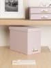 BigsoBox Hängemappenbox "Johan" in Rosa - DIN-A4