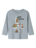 name it Longsleeve "Olen" lichtblauw