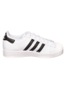 adidas Leder-Sneakers "Superstar II" in Weiß