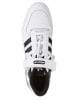 adidas Leder-Sneakers "Forum Low" in Weiß/ Schwarz