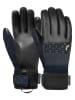 Reusch Funktionsfingerhandschuhe "Elisabeth" in Dunkelblau/ Schwarz