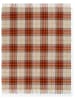 Lanerossi Wollen deken "Helsinki" bordeaux - (L)170 x (B)130 cm