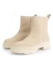 TRAVELIN' Leren boots "Kelowna" crème/beige