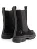TRAVELIN' Leren chelseaboots zwart