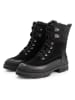TRAVELIN' Leder-Winterstiefel "Tremblant" in Schwarz