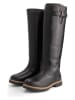 TRAVELIN' Leder-Stiefel "Dannemare" in Schwarz
