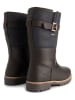 TRAVELIN' Leder-Boots "Fjaere" in Braun/ Dunkelblau