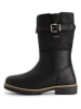 TRAVELIN' Leder-Boots "Fjaere" in Schwarz