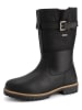 TRAVELIN' Leder-Boots "Fjaere" in Schwarz