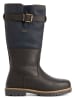 TRAVELIN' Leren laarzen "Grimdalen" donkerblauw/bruin