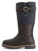 TRAVELIN' Leren laarzen "Grimdalen" donkerblauw/bruin