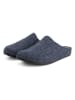 TRAVELIN' Pantoffels "Come Home" donkerblauw