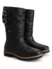 TRAVELIN' Leren boots "Klondike" zwart