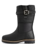 TRAVELIN' Leren boots "Landvik" zwart