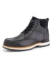 TRAVELIN' Leder-Boots "Levring" in Schwarz