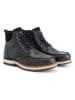 TRAVELIN' Leder-Boots "Levring" in Schwarz