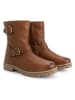TRAVELIN' Leder-Boots "Skelde" in Hellbraun