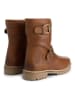 TRAVELIN' Leder-Boots "Skelde" in Hellbraun