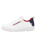 rieker Leren sneakers wit/donkerblauw