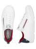 rieker Leren sneakers wit/donkerblauw