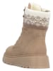 rieker Leder-Boots in Beige