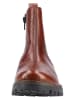 rieker Leder-Boots in Braun
