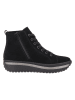 rieker Leder-Sneakers in Schwarz