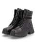 rieker Leder-Boots in Schwarz