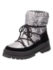 rieker Winterstiefel in Silber/ Schwarz