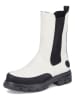 rieker Chelseaboots zwart/crème