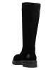 rieker Leder-Stiefel in Schwarz