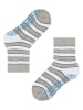 Falke Socken "Simple Stripes" in Grau