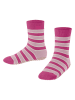 Falke Skarpety "Simple Stripes" w kolorze różowo-jasnoróżowym