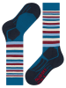 Falke Skarpety funkcyjne "Intermediate Stripes" w kolorze niebieskim