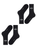 ESPRIT 2er-Set: Socken "Unisex Logo" in Schwarz