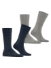 ESPRIT 2er-Set: Socken "Fine Dot" in Dunkelblau/ Grau