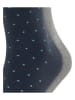 ESPRIT 2er-Set: Socken "Fine Dot" in Dunkelblau/ Grau