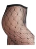 Falke Maillot "Diamond Net" zwart
