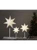 STAR Trading Staande lamp "Karo" beige/wit - (B)43 x (H)70 cm