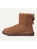 UGG Leren boots "Mini Bailey Bow II" bruin