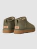 UGG Schaffell-Ankle-Boots "Ultra Mini" in Khaki