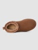 UGG Schaffell-Ankle-Boots "Ultra Mini" in Braun