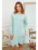 Joséfine Strickkleid "Alfonse" in Cyan