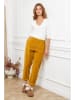 Joséfine Spodnie "Altazar" w kolorze musztardowym